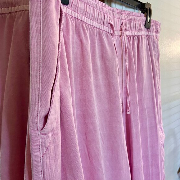 Old Navy Women's Wide Leg Drawstring Cargo Pants in Clary Sage [XL] - Picture 4 of 6